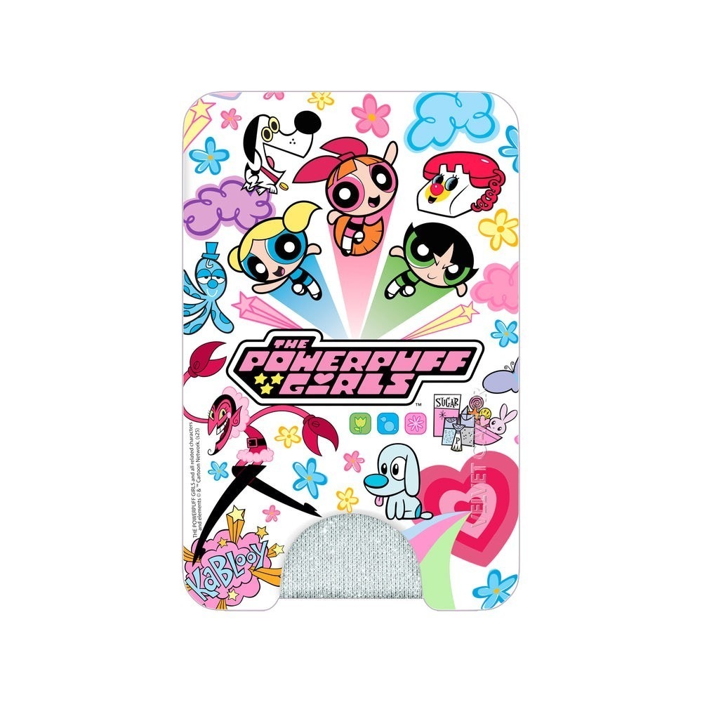 Velvet Caviar Powerpuff Girls Girl Power MagSafe Wallet Card Holder RFID